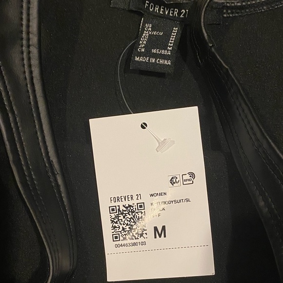 Faux leather tank bodysuit - Picture 8 of 10